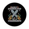 Chainsaw Electrics Tools Wood Woodwork Logging Lumberjack PopSockets Swappable PopGrip