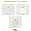 Royal Designs BSO-706-18EG Coolie Empire Basic Lamp Shade, 6 x 18 x 11.5, Eggshell