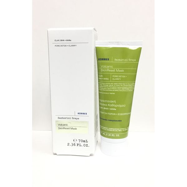 Korres Santorini Grape Volcanic Skin Reset Mask, 2.36 oz