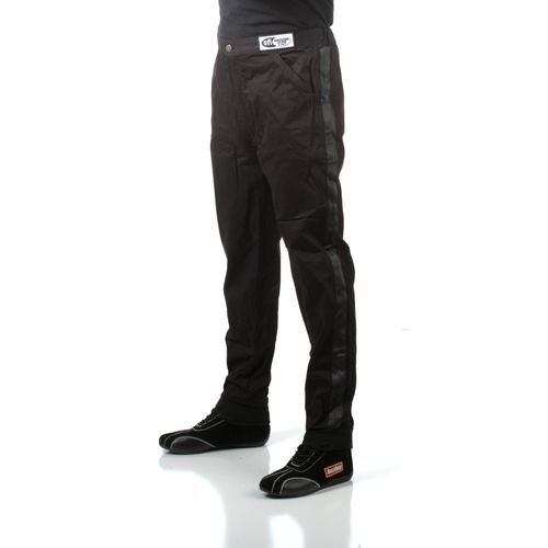 RaceQuip Racing Driver Fire Suit Pants Single Layer SFI 3.2A/ 1 Black Small 112002
