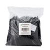 Restaurantware Clean Tek Black Disposable Bouffant Cap Hair Net - 21", onse size, 100 count box