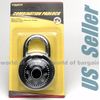 Combination PADLOCK School Locker Keyless Lock Code Number Dial Gym Bike T051