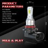 For Ford Expedition 2007-2014 LED Headlight Hi/Lo+Fog Bulb+Switchbac