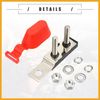 Partuto 150A MRBF Terminal Fuse Block Kit, Plastic, Black, 1 Set Replacement