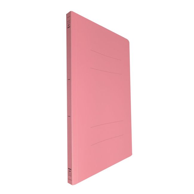 Kokuyo flat file PP Cover Resin Binding Hardware 2 Hole A4 150 Sheets Accommodate Pink Flat – h10p Parent , safety pink