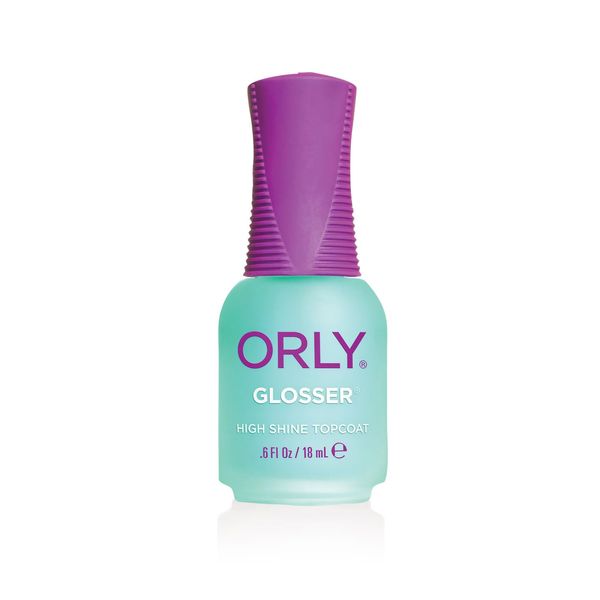 Orly Top Nail Coat, Glosser, 0.6 Ounce