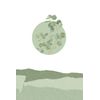 Natural notebook: 6x9 with 200 pages/ sweet minimal line pattern