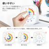 Timer, Yunbaoit Timer Study-60 Minute Visual Timer for Kids and Adults,Use for Home, Kitchen, School and Workplace (White Rainbow)