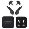 eXtremeRate Back Paddles for PS5 Edge Controller, Metallic Black Replacement Interchangeable 4PCS Metal Back Buttons for PS5 Edge Controller - Controller NOT Included