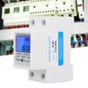 Backlight Energy Meter Single Phase Din Rail Energy Meter 2P Large Screen Multi‑Function Backlight Electric DDS1891 with User Manual