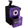 Swordfish ‘Pointi’ Desktop Manual Pencil Sharpener with Helical Blade and Auto Stop Function [40235], black