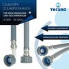 Tecuro Washing Machine Dishwasher Inlet Hose Plastic 1.00 m grey