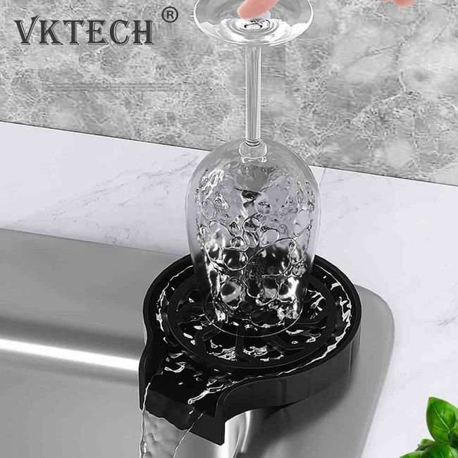 Faucet Glass Rinser For Kitchen Sink Automatic Cup Washer Bar