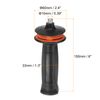 sourcing map Rotary Tool Side Handle 10mm Thread Plastic Non-Slip Rotary Tool Handle Replacement Auxiliary Side Handle Tool