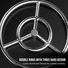 Skyflame 12-Inch Round Fire Pit Burner Ring, 304 Stainless Steel