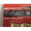 Everbilt Security Door Hinges 3-1/2" Bright Brass Finish Hinge 3 Pk 807737