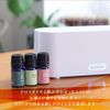 sjunga Aroma Diffuser, Humidifier, Aroma Compatible, Tabletop, Small, LED Light, Ultrasonic Type, Easy, Dry, Quiet, Compact, Fireless, Stylish, Cute (White)