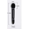 Kittro Sponge Tip Disposable Eyeshadow Brush, Makeup Brush, Makeup Tool, 100 Pieces, Double Eyeshadow Brush (Black)