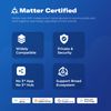 THIRDREALITY Smart Color Night Light 2 Pack, Matter Over WiFi, 3-1 Multi-Functionality, Work with SmartThings, Google Home, Apple Home, Alexa