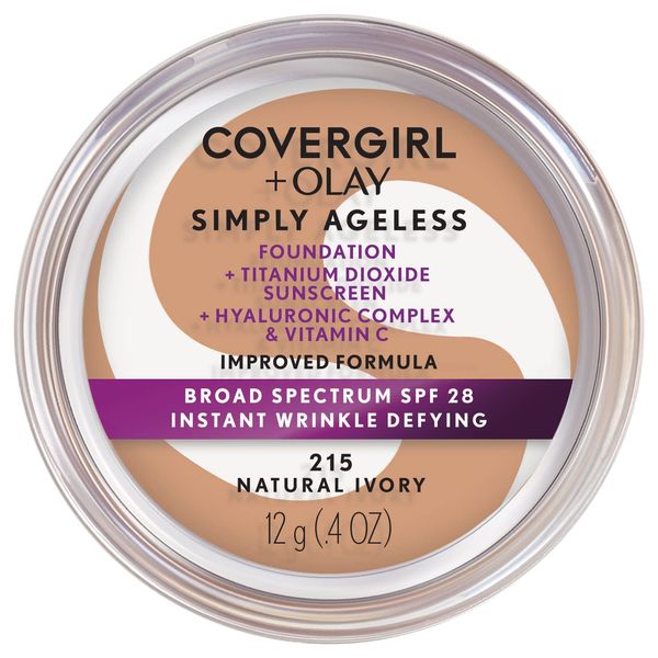 COVERGIRL & Olay Simply Ageless Instant Wrinkle-Defying Foundation, Natural Ivory