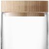 LSA International Lotta Container & Ash Lid H5.5in Clear, 5.5"