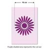 CraftStar Daisy Stencil - Reusable Flower Stencil