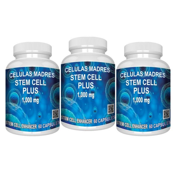 3 Celulas Madres BIOCORD  Madre Cell Plus REGENEX 180 caps