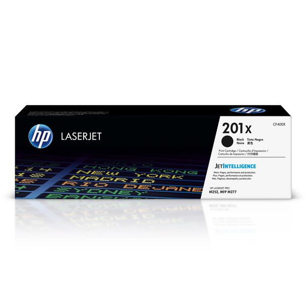 HP 201X Black High-yield Toner Cartridge | Works with HP Color LaserJet Pro M252, HP Color LaserJet Pro MFP M277 Series | CF400X