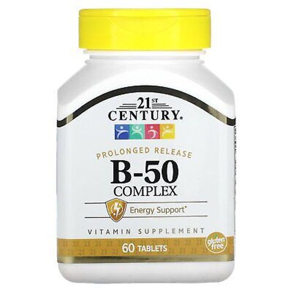 B-50 Complex, Prolonged Release, 60 Tablets