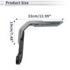 RATCHROLL Motorcycle Hand Guard Knuckle Guard CNC Aluminum Alloy ABS Cold Windproof Rainproof Protector 1 Set Universal Titanium