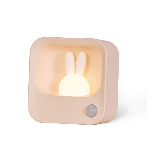 Tentsu Light Sensor Light, Night Light, Cute, Motion Sensor, Rechargeable, Motion Activated, LED Light, 3 Modes, Warm Colors, Stylish, Compact, Automatic Light, Motion Activation, LED Night, Night Light, Nursing Light, Night Light, Night Light, Power Outa