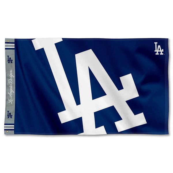 Los Angeles Dodgers Printed Header Flag 3x5 Banner