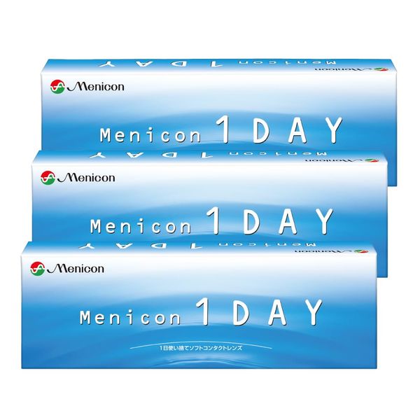 メニコン1DAY 【BC】8.6【PWR】-5.50 30枚入 3箱