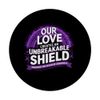 Migraine Headache Awareness Love Unbreakable Shield PopSockets Adhesive PopGrip