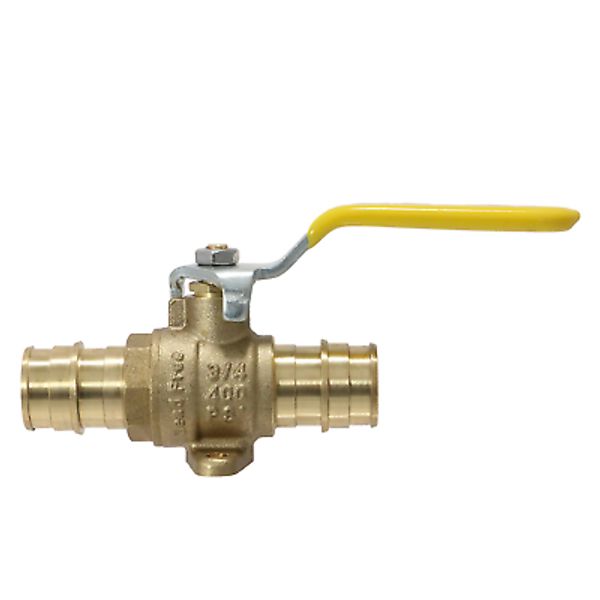 1 Pc XFITTING Pex A Ball Valve w/ Drop Ear, 3/4", F1960, Pex A Expansion Valve