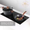 17Piece Pots and Pans Set Nonstick Induction Cookware Set Granite Coated Pot Set