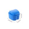 3Pcs Bath Case with Strainer False Teeth Storage Box with Baskett Net Container Holder for Travel, Retainer Cleaning Case