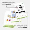 Logic Puzzle Set for Kids 77 Challenges Develops Critical Thinking Skills