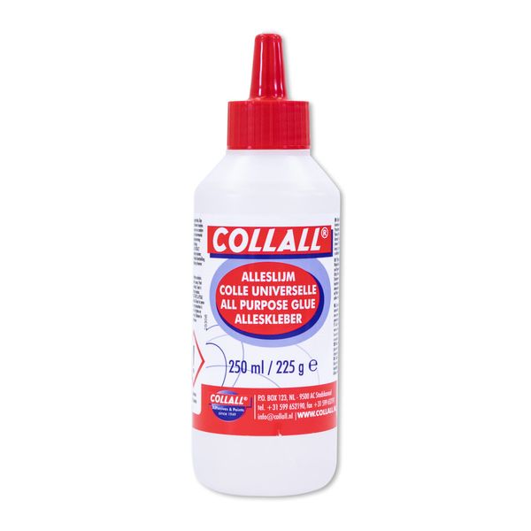 Collall All Purpose Glue - Perfect For Arts, Crafts & DIY - Transparent, Fast Drying & Strong Bond - Adults & Kids Use - For Paper, Card, Cork, Wood, Glass, Ceramics, Leather, Felt & More