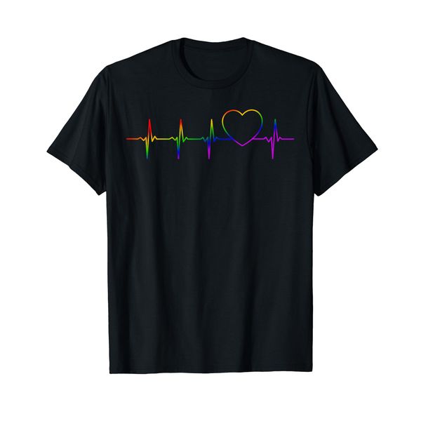 LGBT Heartbeat Gift For Proud Gays & Lesbians T-Shirt