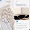 Twin XL Sheet Sets, 100% Rayon Derived from Bamboo Sheets Twin XL Size,Soft Brea