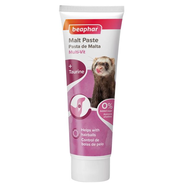 Beaphar Vitamin Malt Paste For Ferrets 3.52 Oz Nutritional Supplement Treat