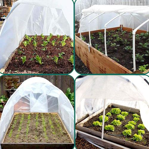 FOGUO Transparent Tarp Waterproof 3x3Ft, Clear Tarpaulin Cover Waterproof, Tarps Heavy Duty Waterproof, with Metal Grommets, Reinforced Corners with Grommets, Multi-Purpose Tarp