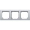 Merten 486360 M-PLAN-Rahmen, 3fach, aluminium