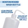 1 Pc Lab Squeeze Bottle, Plastic Boston Round Wash Bottles, 1000ml, 34oz