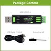 Waveshare 2pcs USB to CAN Adapter Model A, STM32 Chip Solution, Multiple Working Modes, Multi-System Compatible