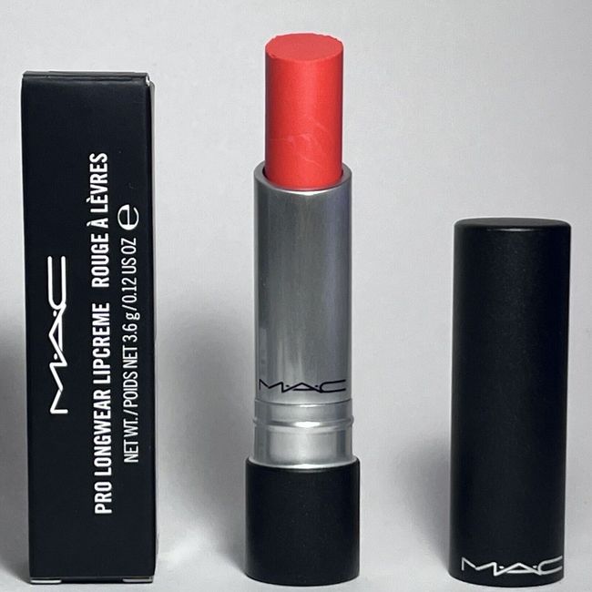 BNIB MAC *BOOYAH!!!* Pro Longwear Lipcreme ~ Bright Orange ~ Limited Edition