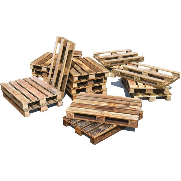 Miniart 1:48 - Wooden Pallet Set, Molded Color