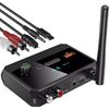 Bluetooth 5.3 Receiver, RCA Bluetooth Adapter, Low Latency & HD Music Audio