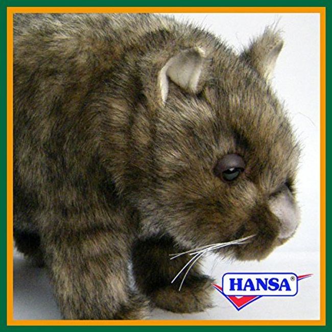 HANSA 3249 Wombat Plush Toy, 28 Poseable WOMBAT